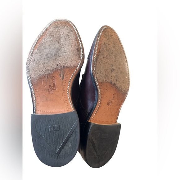 Allen Edmonds Lexington Oxford Brogue Cap-Toe Men Shoes Leather Merlot 7.5 D - Picture 8 of 14